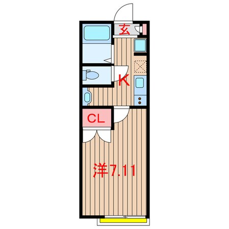 セナ船橋の物件間取画像